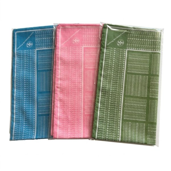 画像1: 感謝いっぱい ハンカチ ３色セット【メール便可】 (1)