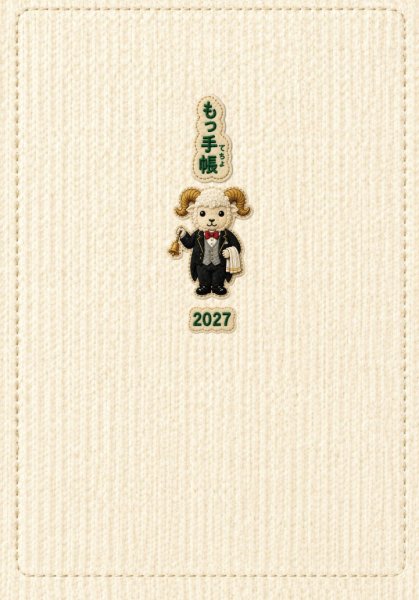 画像1: 【令和９年】もっ手帳（もってちょ）　2027年カレンダー手帳【メール便可】 (1)